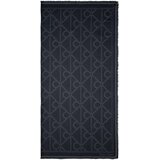 Calvin Klein Jeans Šali & Rute Emblem Aop Contrast Lw Square Sc Črna Cene
