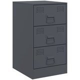  Noćni ormarići 2 kom antracit 34,5 x 39 x 62 cm čelični | Eponuda.com