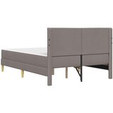 Krevetna konstrukcija Sivo-smeđa 120 x 200 cm Poliester | shoptok.hr