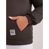 RELEVANCE Sweatshirt-RV-BL-8655-1.13X-dark khaki | Shoptok.si