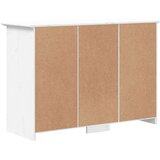 vidaXL Komoda BODO bela 115x43x79,5 cm trdna borovina | Shoptok.si