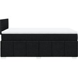  Krevet s oprugama i madracem crni 120 x 200cm od tkanine | shoptok.hr