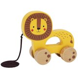Tooky Toy Igračka drveni lav sa užetom za povlačenje TJ008A | Eponuda.ba
