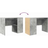  Stol s policom Betonski sivi 102 x 50 x 75 cm Konstruirano drvo | shoptok.hr