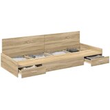  Krevetna konstrukcija s ladicama Sonoma hrast 90 x 200 cm | shoptok.hr