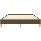  Okvir za krevet bez madraca tamnosmeđi 140 x 190 cm od tkanine | shoptok.hr