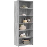 vidaXL Visoka omara siva sonoma 70x41x185 cm inženirski les | Shoptok.si