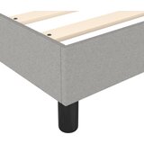  Okvir za krevet s oprugom svjetlosivi 140 x 190 cm od tkanine | shoptok.hr