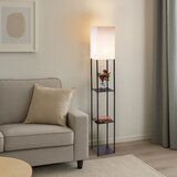  Brilagi - Stojeća lampa sa policama GRADUS 1xE27/40W/230V 150 cm crna/bela | Eponuda.com