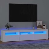 TV ormarić s LED svjetlima bijeli 180 x 35 x 40 cm | Eponuda.ba