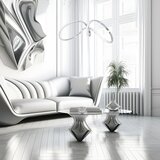  LED luster na sajli TESORO LED/48W/230V sjajni hrom | Eponuda.com
