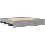  Okvir kreveta boja betona 200x200 cm od konstruiranog drva | Eponuda.ba