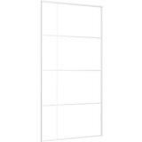  Klizna vrata od stakla ESG i aluminija 102 5 x 205 cm bijela | shoptok.hr