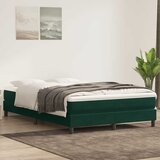 Box Spring krevet bez madraca tamnozeleni 160x210 cm samt | shoptok.hr