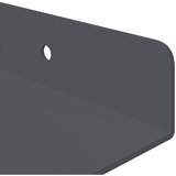  Lebdeća polica Zidne 3 pcs Antracit 40 x 9 x 2,5 cm Čelik | Eponuda.com