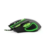 Miš ESPERANZA GAMING HAWK 7D MX401, BLACK-GREEN, 2400dpi, double-click, ergonomic, EGM401KG