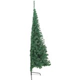  Umjetna polovica božićnog drvca sa stalkom zelena 210 cm PVC | shoptok.hr