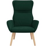  Stolica za opuštanje tamnozelena baršunasta | shoptok.hr
