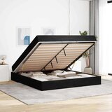 vidaXL Konstrukcija postelje Temno zelena in Bela 180 x 200 cm Žamet | Shoptok.si