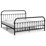 vidaXL Okvir za krevet crni metalni 180 x 200 cm cijene