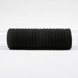INF 20 kosov Visoko elastične vezalke za lase Brezšivne držala za čop Black, (22106070) | Shoptok.si