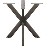  Jedilna miza noga v obliki pajka 85x85x(72-73) cm jeklo, (21828284) | Shoptok.si
