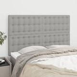  Uzglavlje svijetlosivo 144x5x118/128 cm tkanina | shoptok.hr