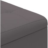  Otoman za pohranu s jastukom Sivi 60 x 60 x 45 cm Umjetna koža | shoptok.hr