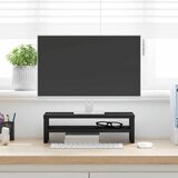  Stalak za monitor Crni hrast 42x24x13 cm Konstruirano drvo | shoptok.hr