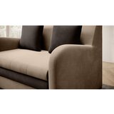 ELTAP Svjetlo smeđa baršunasti sklopiva sofa 130 cm Ario – | shoptok.hr
