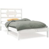  The Living Store Posteljni okvir bel iz trdnega lesa 90x190 cm - Posteljni Okvir, (21449983) | Shoptok.si