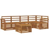  Set vanjskih sofa 6 kom. Prirodna Poliester | shoptok.hr