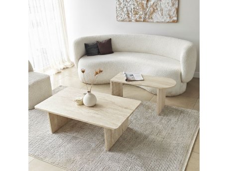 Hanah home Set stočića za kafu Paris Bronze Travertine | Eponuda.com