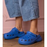 D/CEO marka niezdefiniowana Blue enclosed platform mules Kameris | Eponuda.ba
