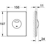 Grohe 38862000 Skate aktivirna tipka Cene