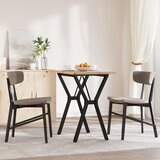  Blagovaonski stol Y-oblika 80x50x75,5 cm od borovine i čelik | shoptok.hr