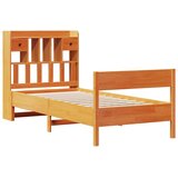  s regalom za knjige bez madraca 75 x 190 cm od borovine | shoptok.hr