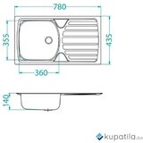 Sudoper Basic 170 Alveus | Eponuda.ba