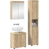  Set namještaja za kupaonicu TULUM 3 kom. Sonoma hrast | shoptok.hr