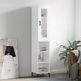 The Living Store Visoka omara bela 34,5x34x180 cm inženirski les - Visoka Omara, (21430633) Cene