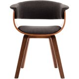Maison Chic Jedilni stoli - Vzorci stoli siv ukrivljen les in blago A132, (22032096) | Shoptok.si