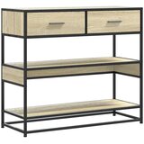  Konzolni stol boja hrasta sonome 90x35x80 cm konstruirano drvo | shoptok.hr