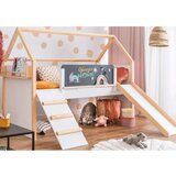 Kinder_Home Montessori Dvospratna Kućica Za Dečiji Krevet Sa Toboganom, 90x200Cm