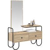  Toaletni stol s ladicama Hrast sonoma 100 x 36,5 x 136 cm | shoptok.hr