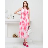 Resti Pink women's maxi dress with flowers - Clothing | Eponuda.ba