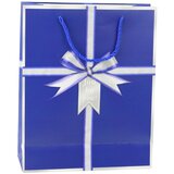  Elegantna Papirna Poklon Vrećica s Mašnom 32 x 26 x 12 cm | shoptok.hr