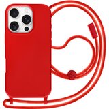 AVIZAR Rdeča silikonska vrvica Soft touch za iPhone 16 Pro Max, Rdeča, (5000010109) | Shoptok.si