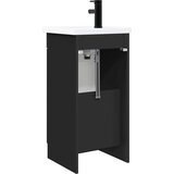  Kupaonski umivaonik s sudoperom Crna 42 x 40 x 84,5 cm | Eponuda.com