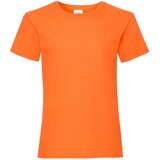 Fruit Of The Loom Orange Girls' T-shirt Valueweight Cene