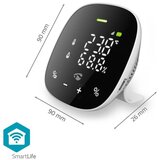 Nedis WIFISA20CBK-pametni monitor kvaliteta vazduha sa LED displejom SmartLife Wi-Fi | Eponuda.com